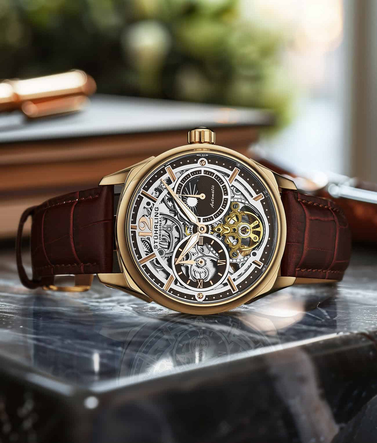 Vanguard 1019 Dual Time Automatic 42mm Skeleton
