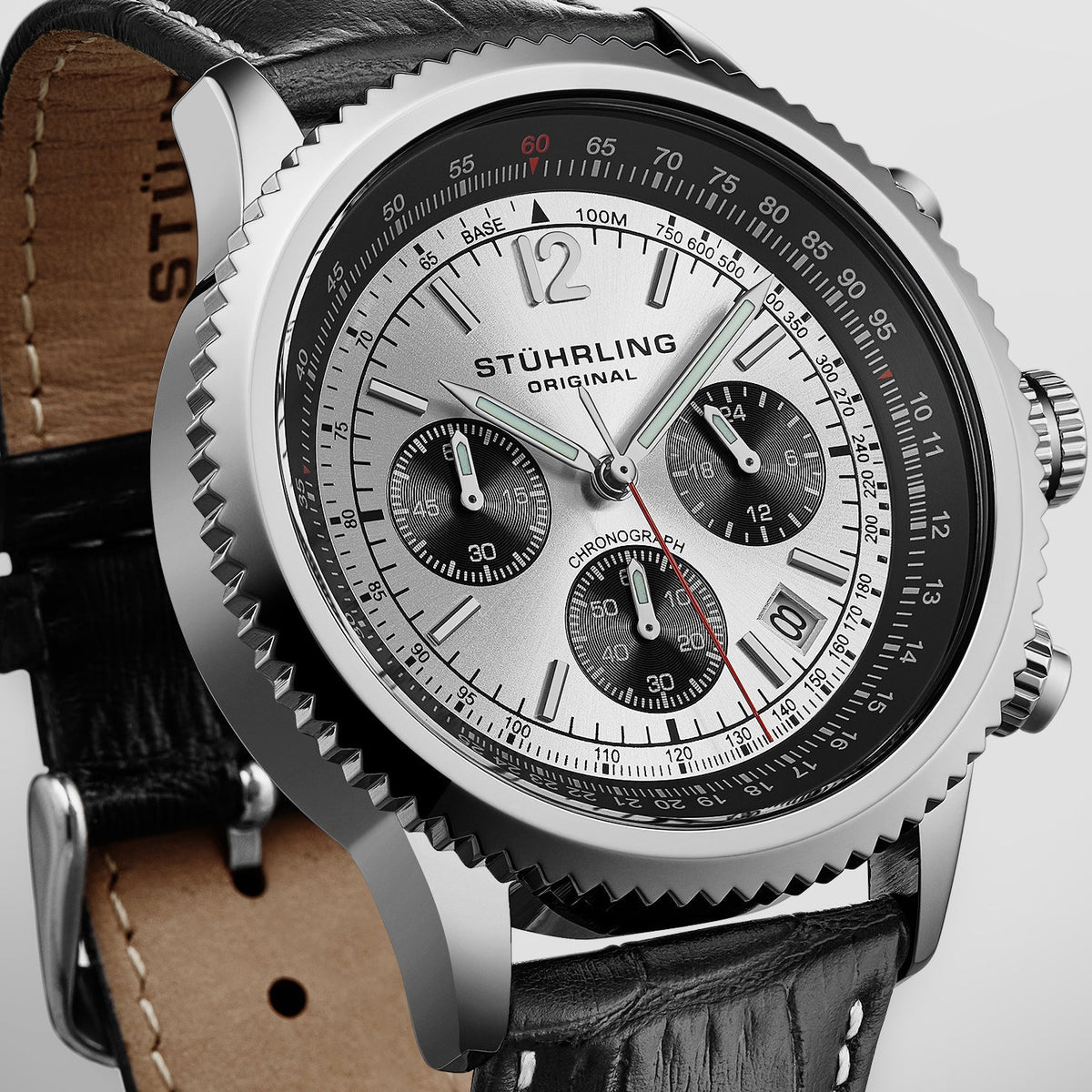 Stührling Turbine 4015 44mm Chronograph