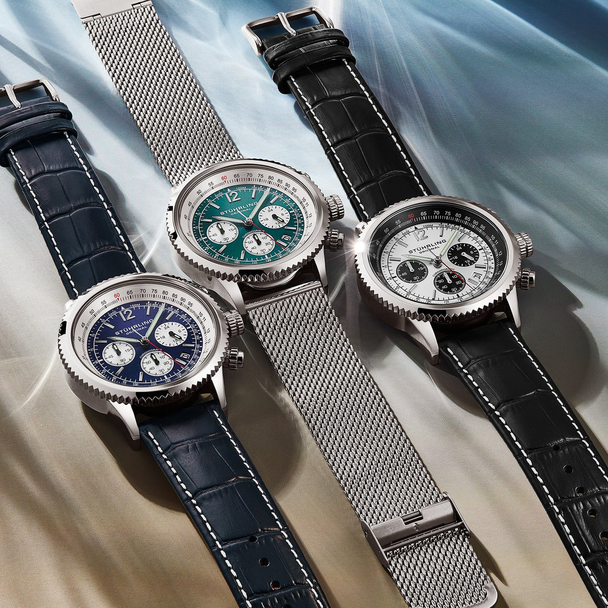 Stührling Turbine 4015 44mm Chronograph