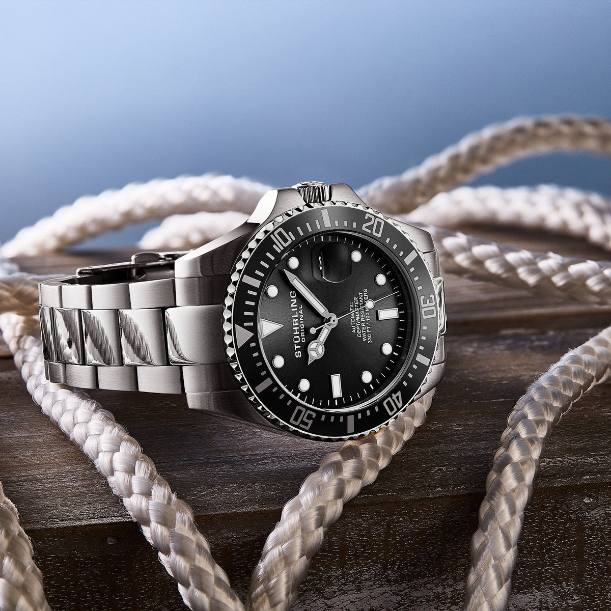 Stührling Japanese Automatic Depthmaster 4048 42mm Diver