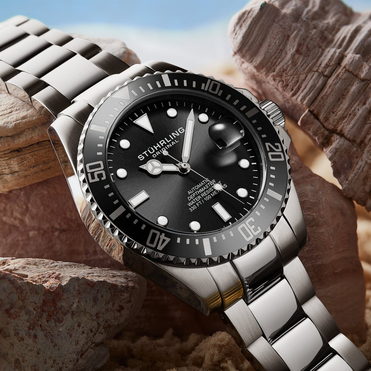 Stührling Japanese Automatic Depthmaster 4048 42mm Diver