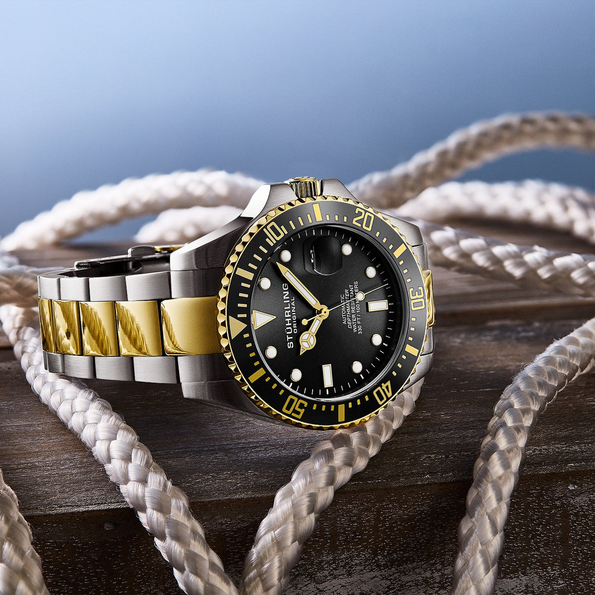 Stührling Japanese Automatic Depthmaster 4048 42mm Diver