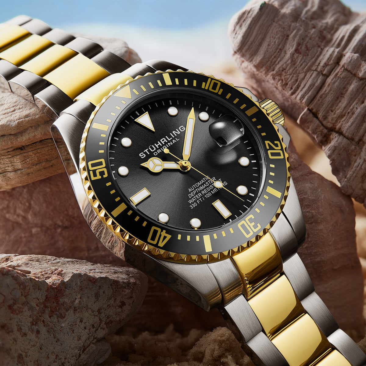 Stührling Japanese Automatic Depthmaster 4048 42mm Diver