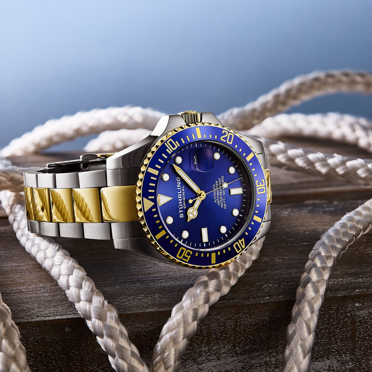 Stührling Japanese Automatic Depthmaster 4048 42mm Diver