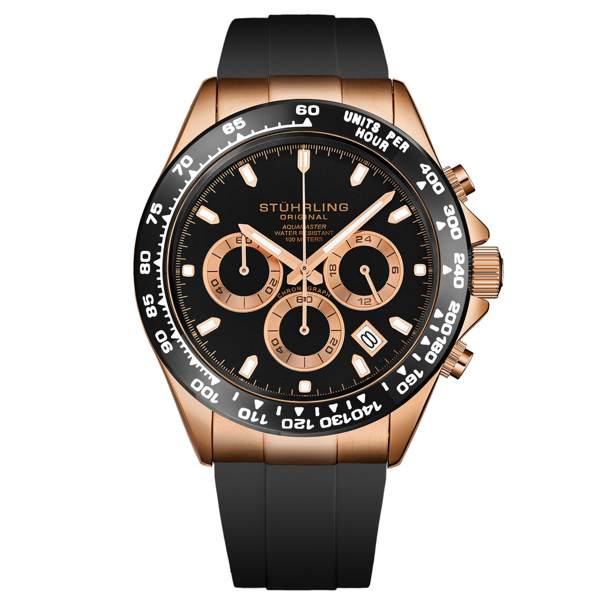 Stührling Aquamaster 4050 Chronograph Watch 42mm