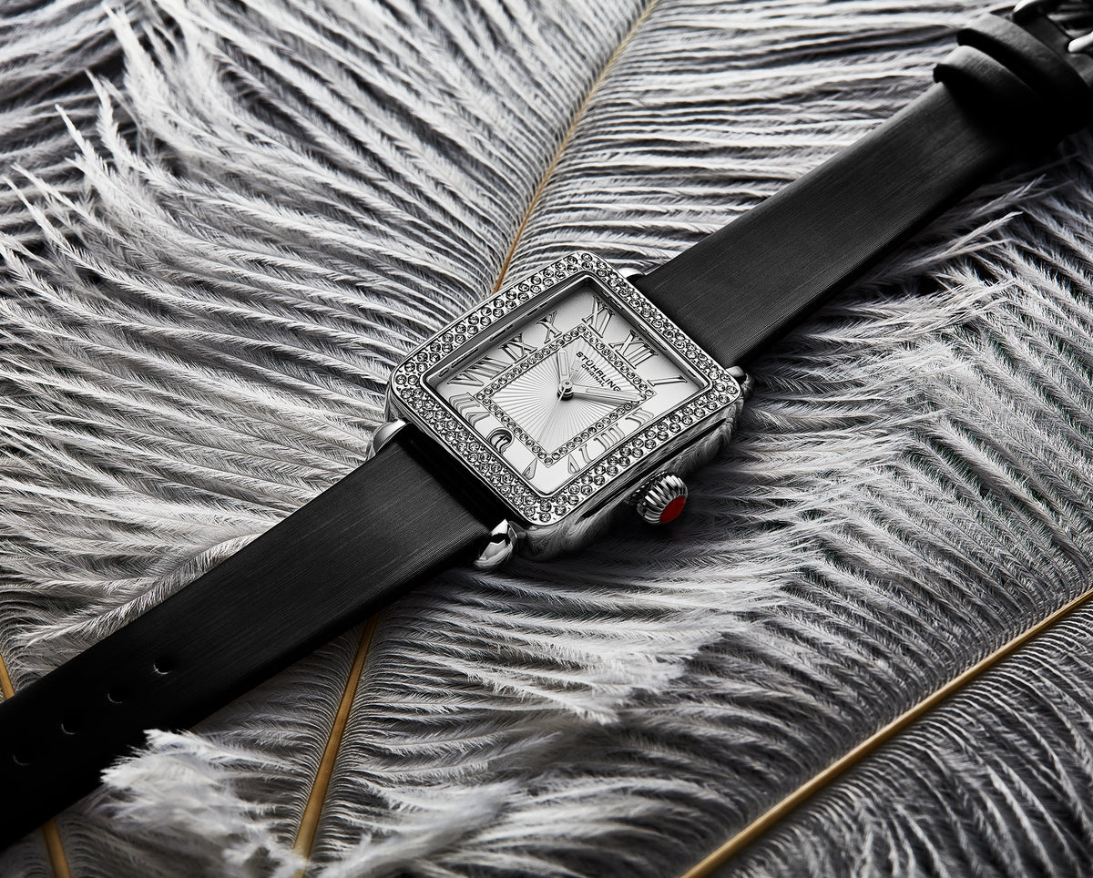 Stührling VivreLuxe 4060L 34mm Rectangle Ladies Quartz Fashion Watch
