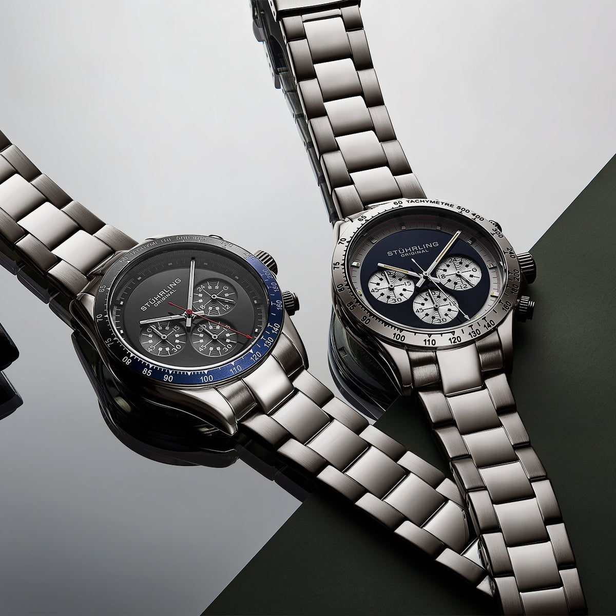Stührling Chronomark 4066 Mens 40mm