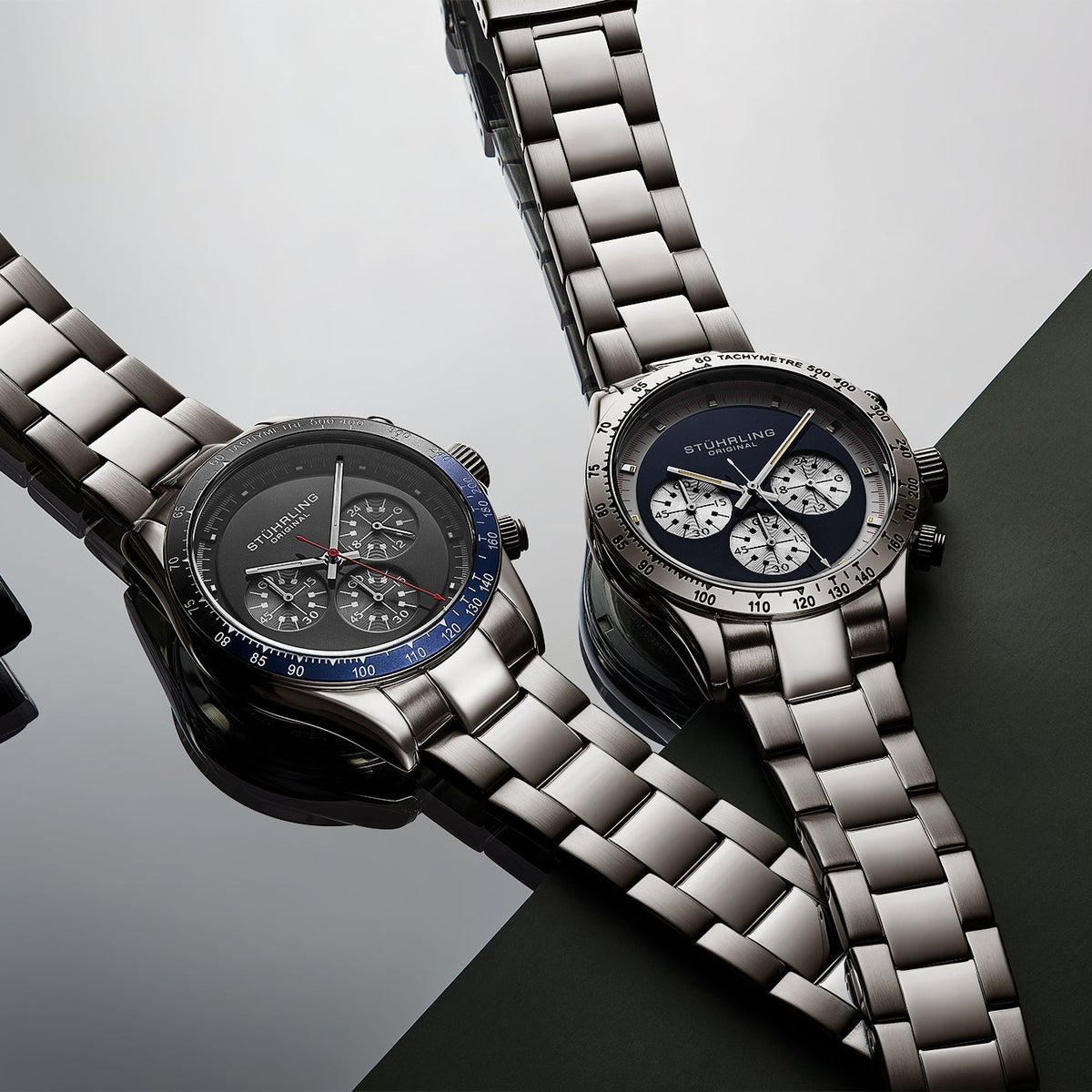 Stührling Chronomark 4066 Mens 40mm