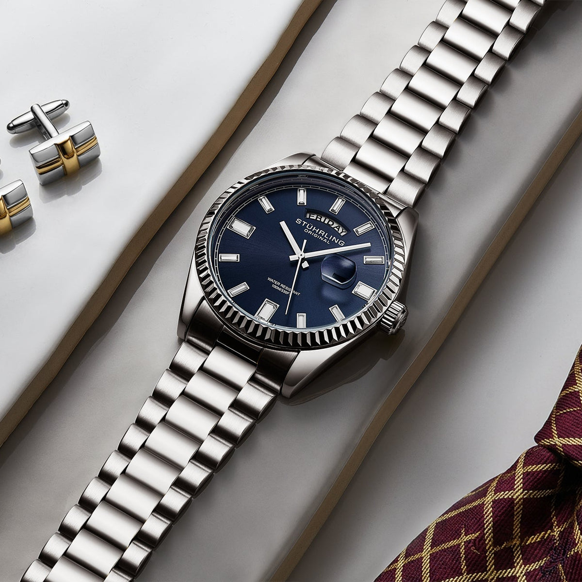 Stührling Sovrano 4070 Luxury Watch 42mm