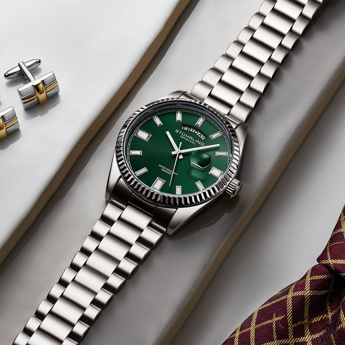 Stührling Sovrano 4070 Luxury Watch 42mm