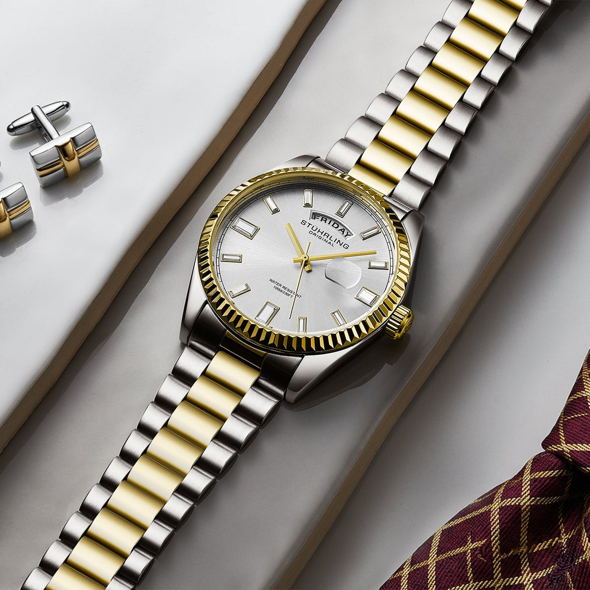 Stührling Sovrano 4070 Luxury Watch 42mm