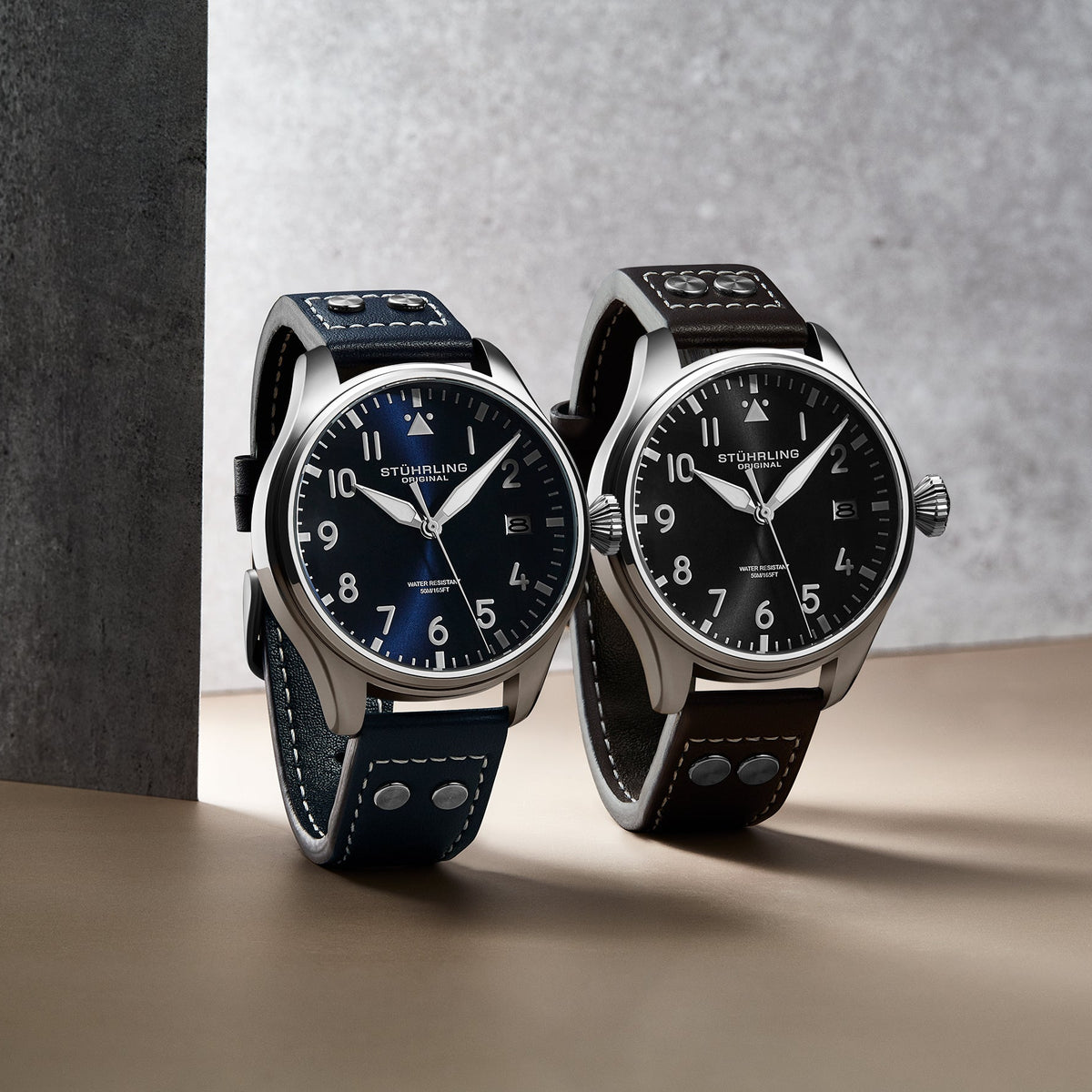 Stührling Airman 4078 Quartz Men’s 43mm Pilot Watch