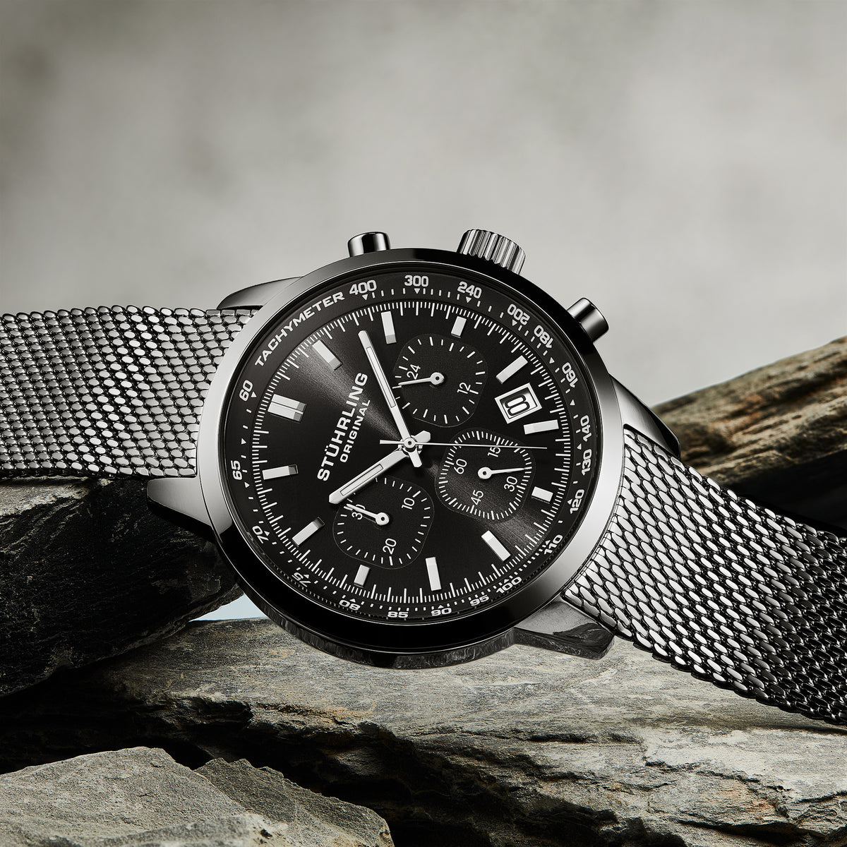 Stührling Chronoport 4082 Men's 44mm