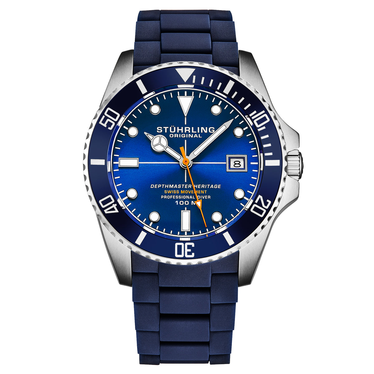 Stührling Datemaster Heritage 4087 Aquadiver 44mm