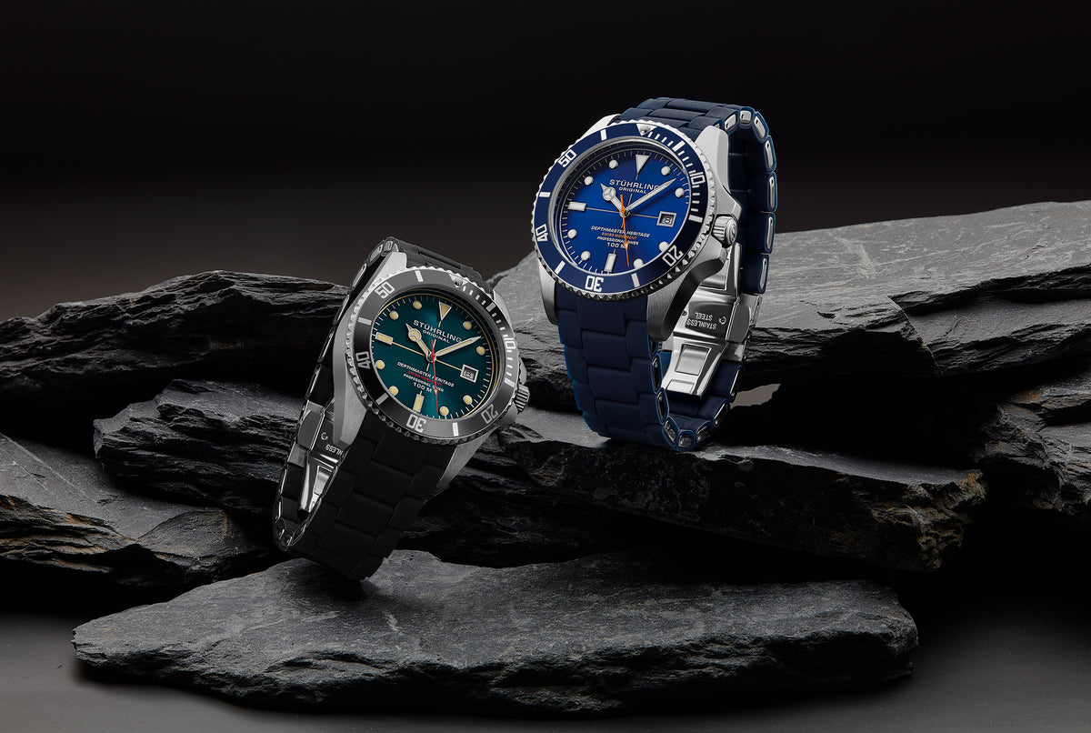 Stührling Datemaster Heritage 4087 Aquadiver 44mm