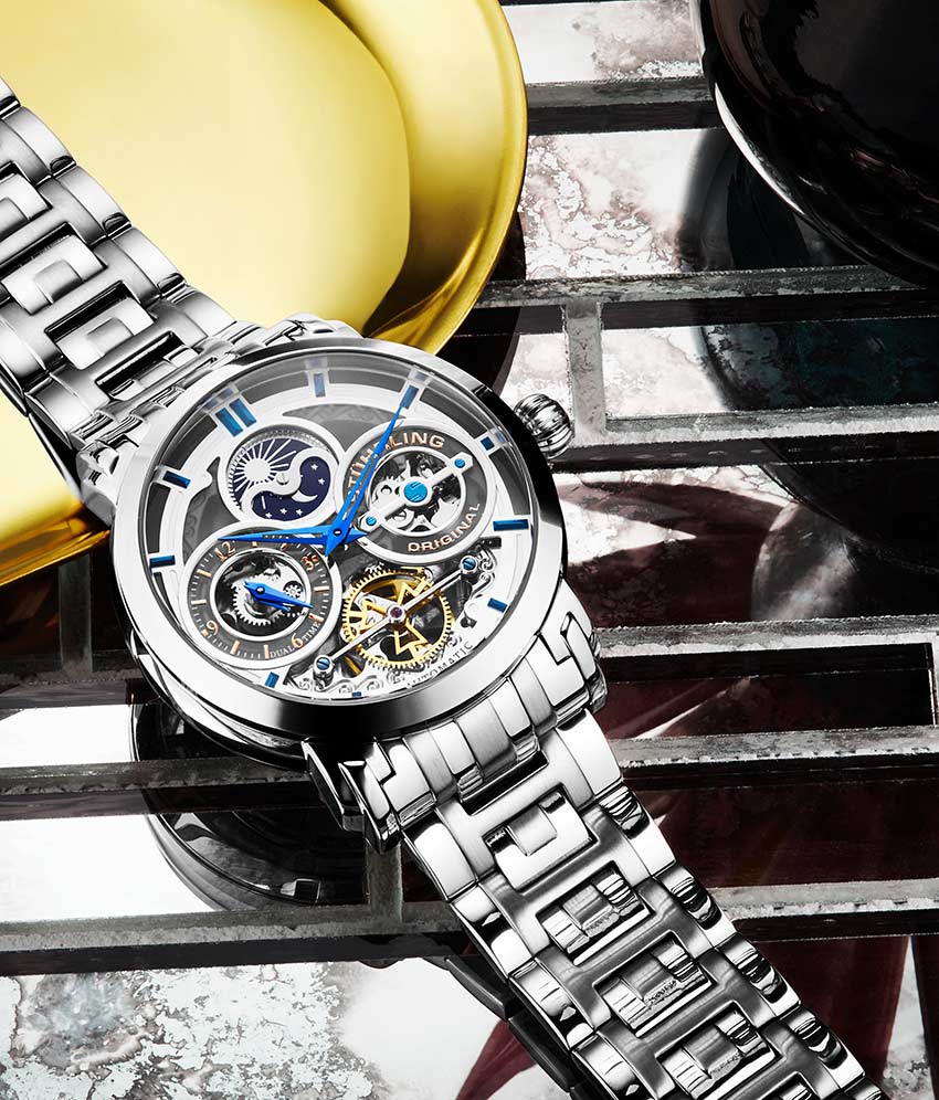 Luciano 371B Automatic 46mm Skeleton