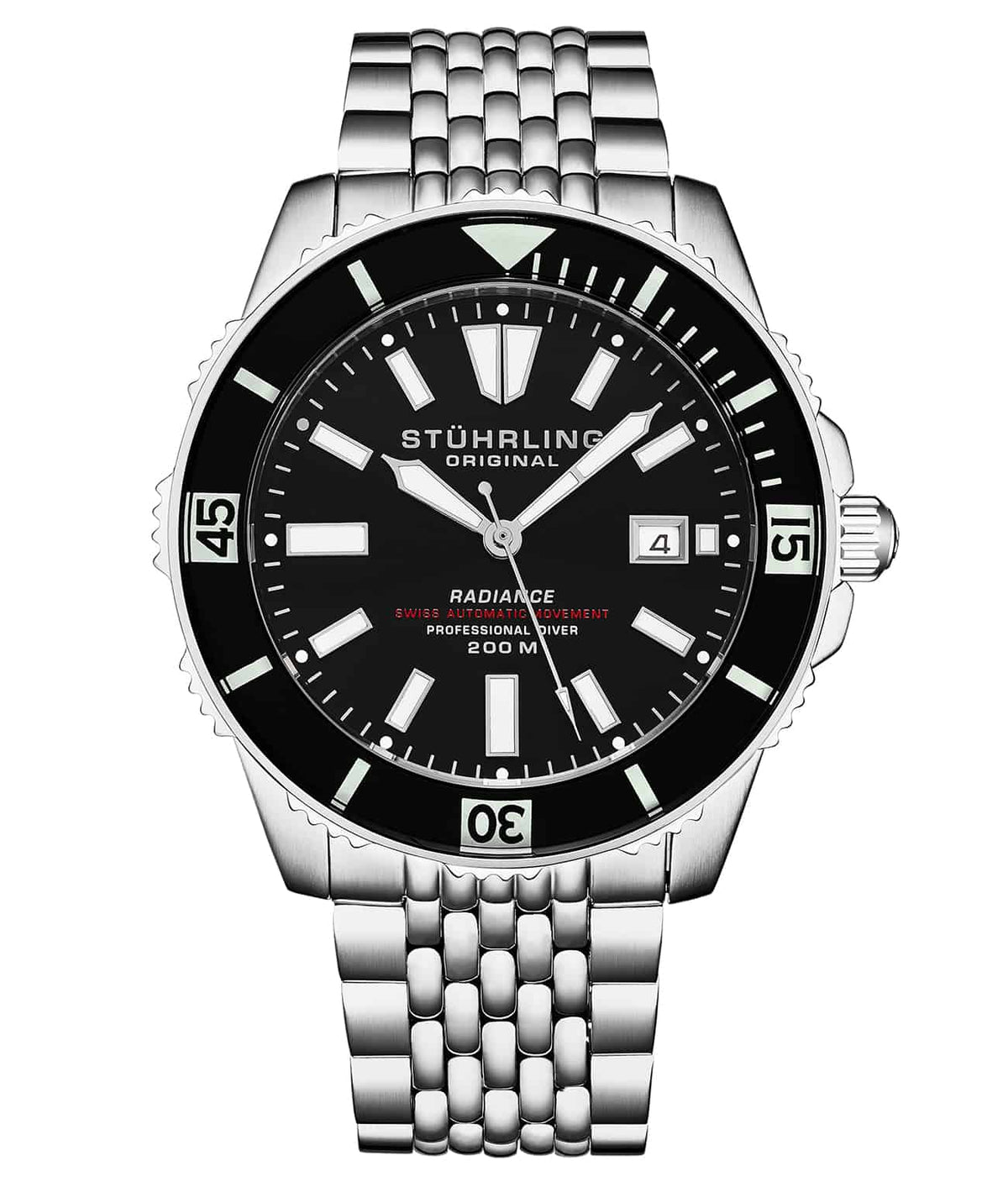 Swiss Automatic Super Luminova Radiance 1006 43mm Watch