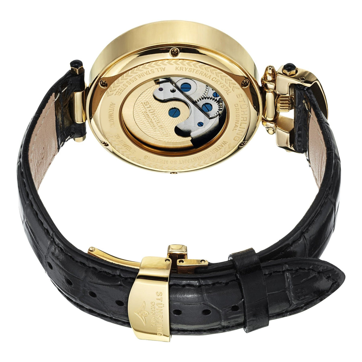 127. Black Strap w/ yg clasp