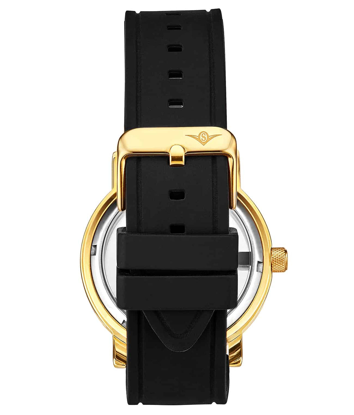 22mm Silicone Black Rubber Sport 22mm Strap