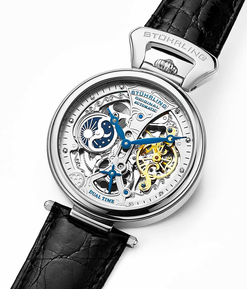 Silver Dial / Silver Case / Black Band
