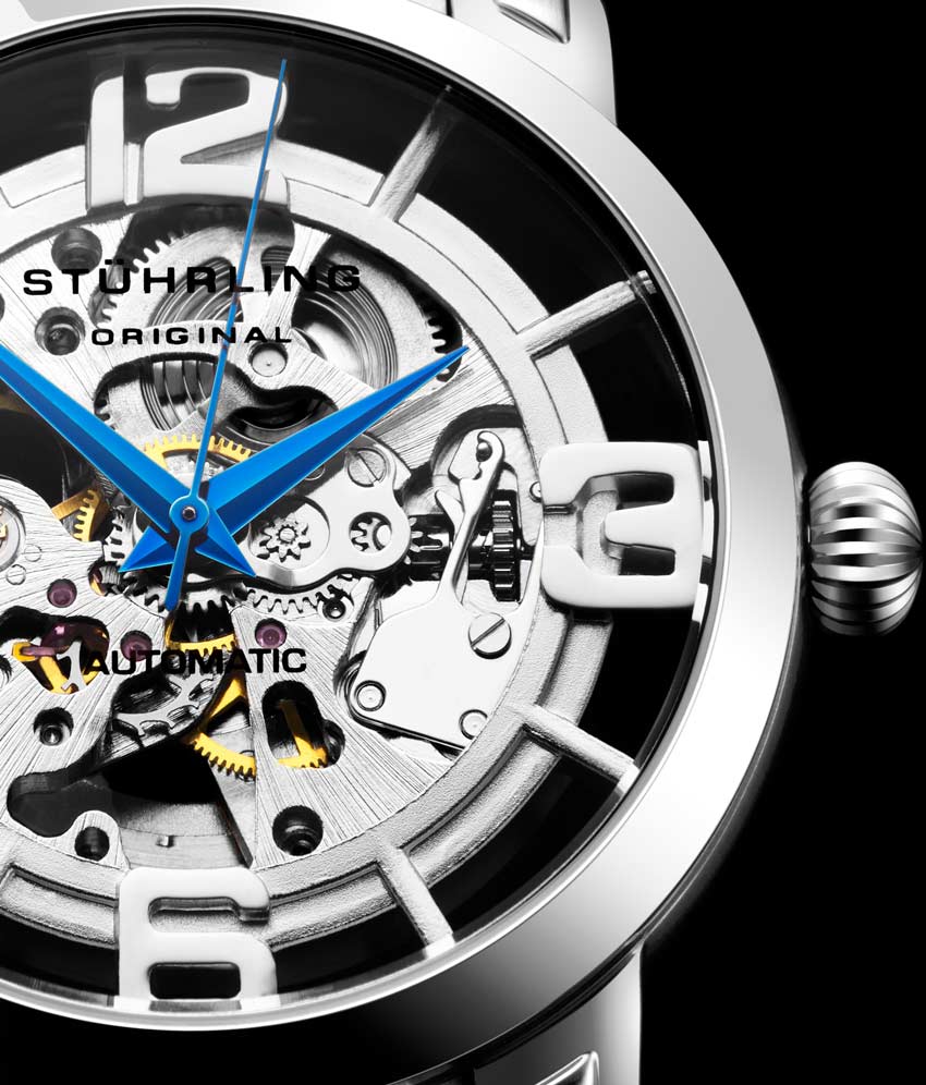 Silver Dial / Silver Case / Black Leather Strap Tang Buckle
