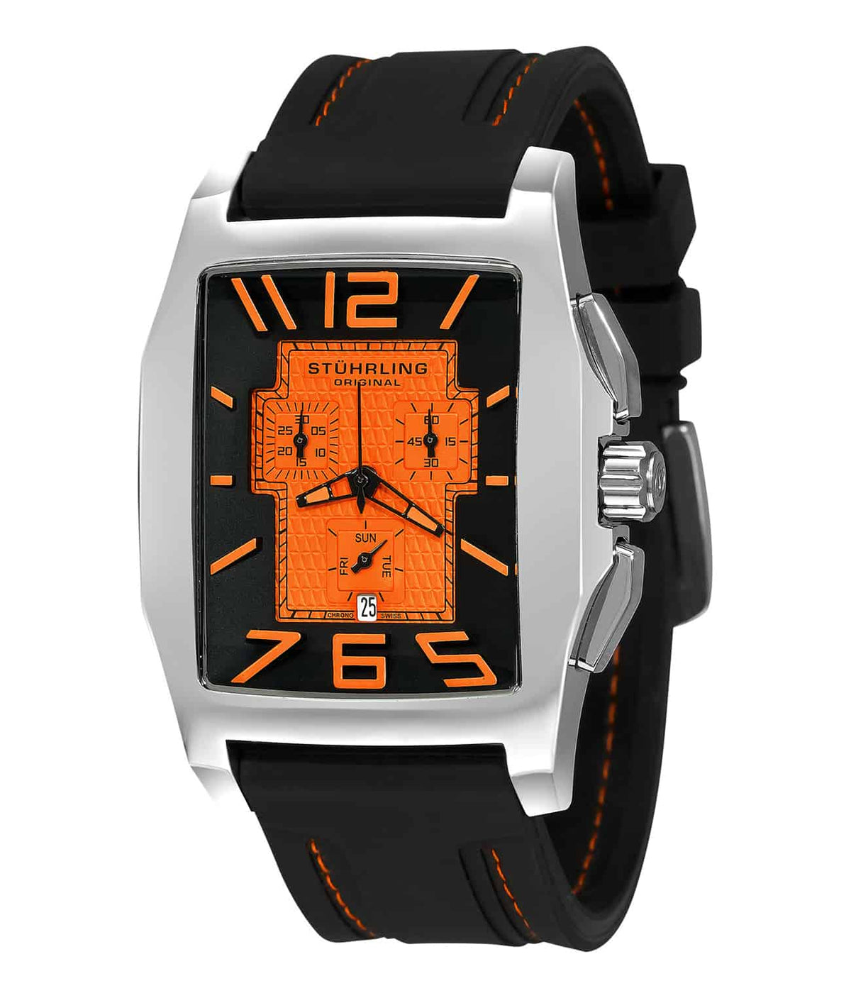 Orange/Silver/Black