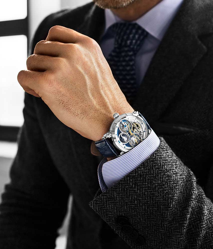 Blue Dial / Silver Case / Blue Band