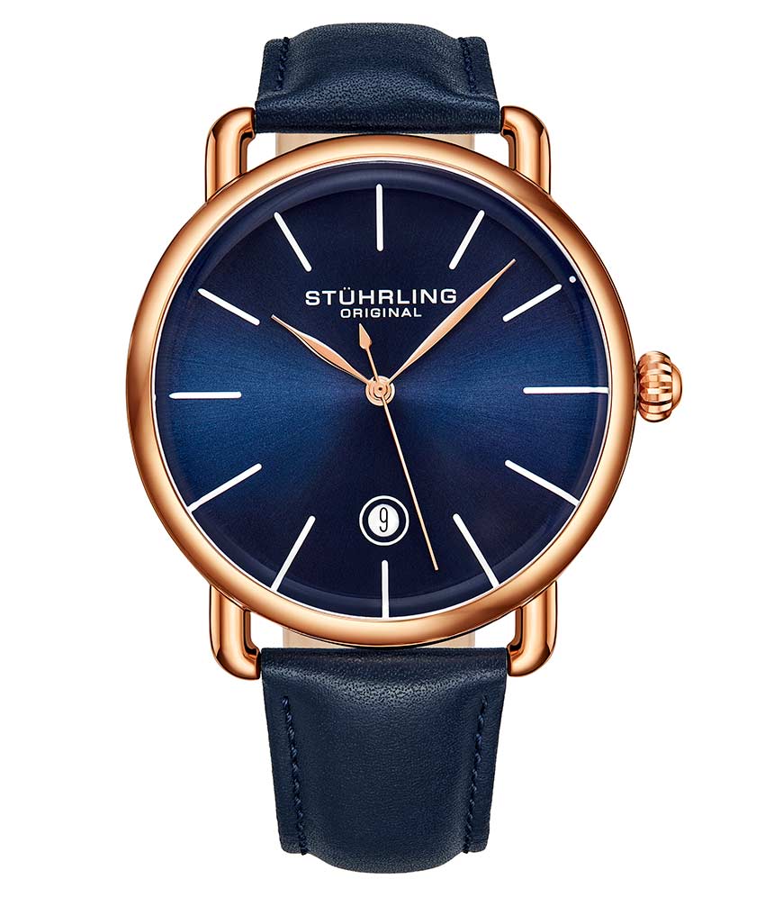 Blue Dial / Rose Case / Blue Band