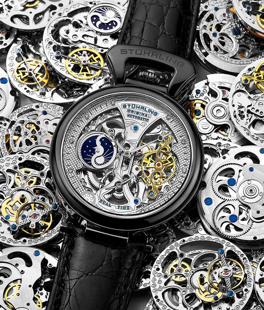 Silver Dial / Black Case / Black Band