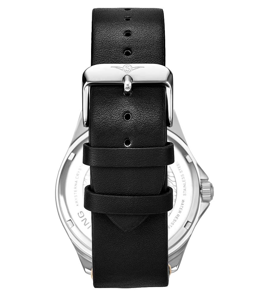 Green Dial / Silver Case / Black Band