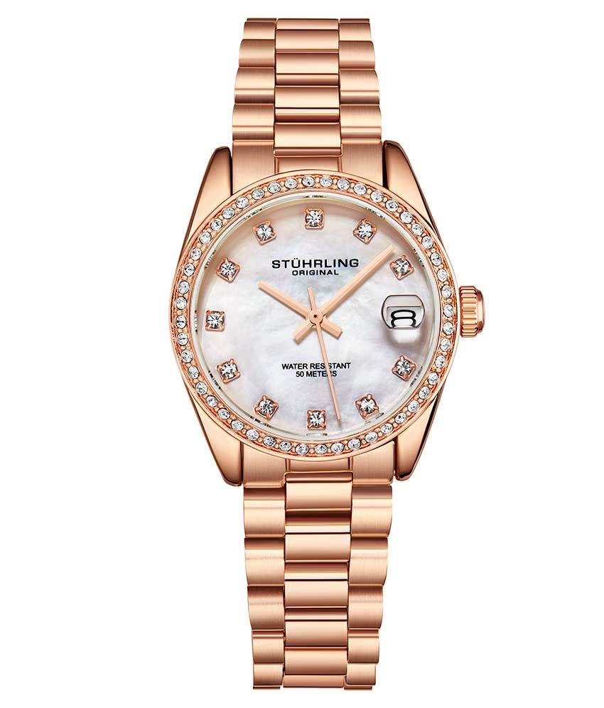 Silver Dial / Rose Case / Rose Band