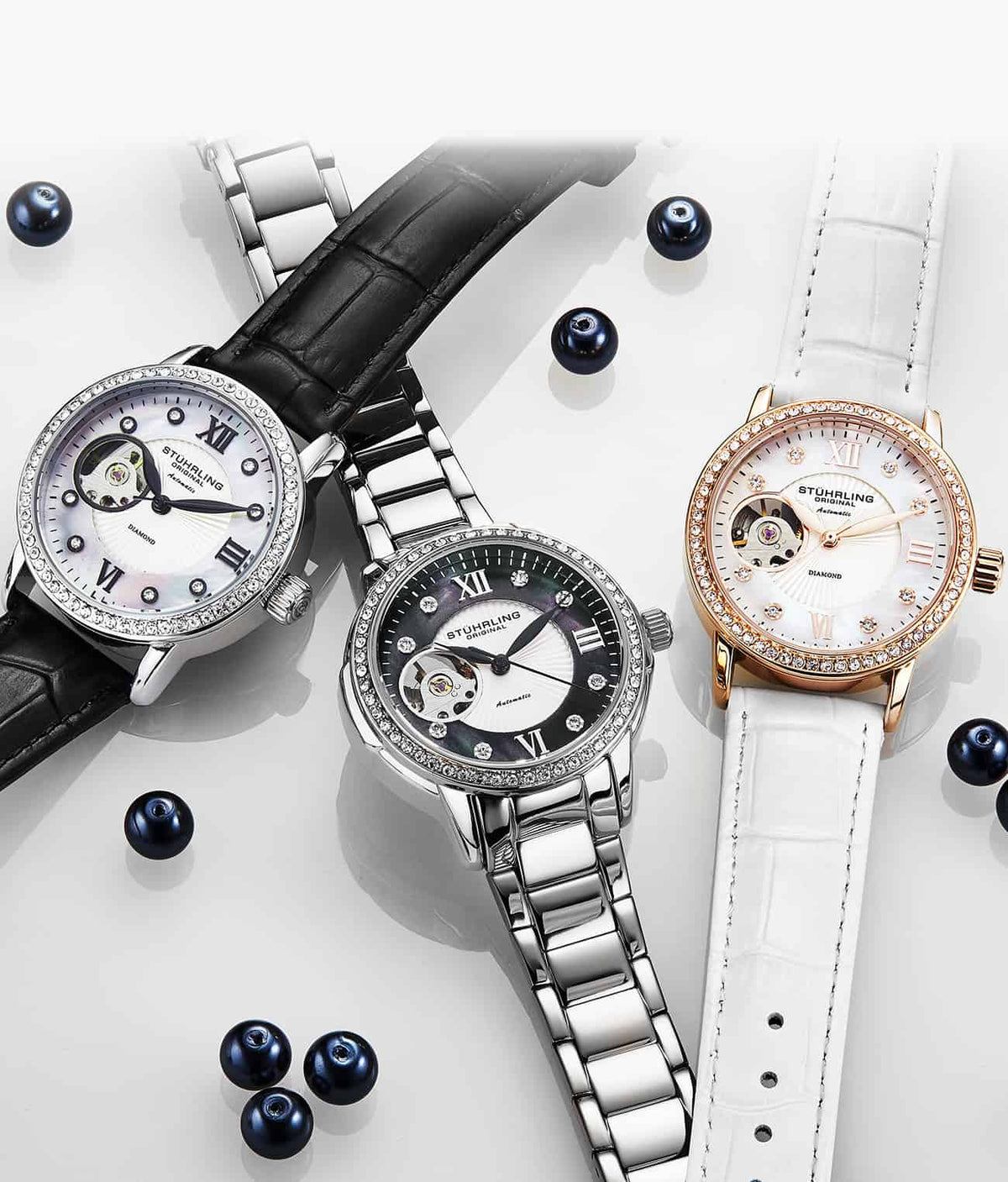 Green Dial / Silver Case / Silver Band