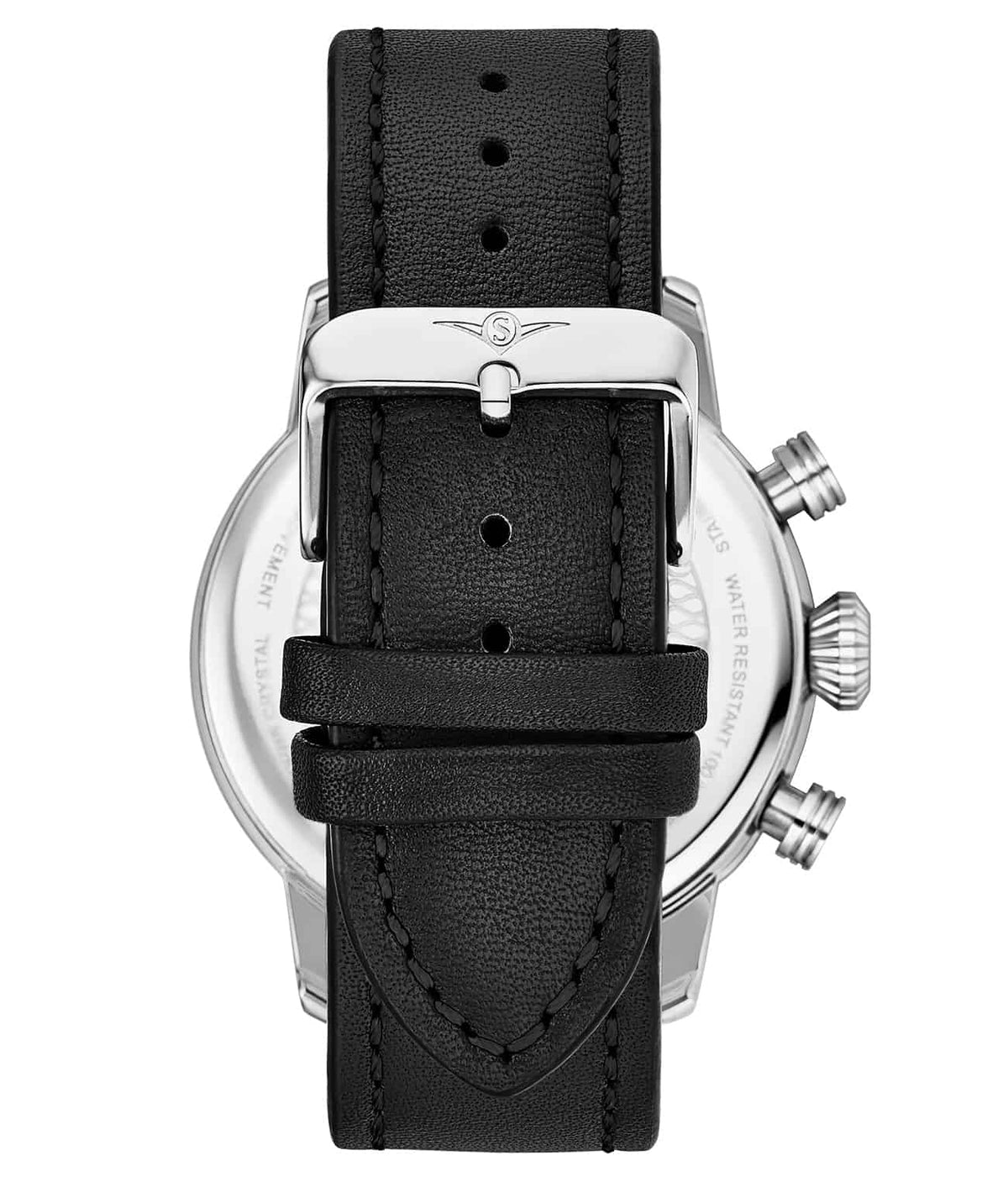 Black Dial / Silver Case / Black Band