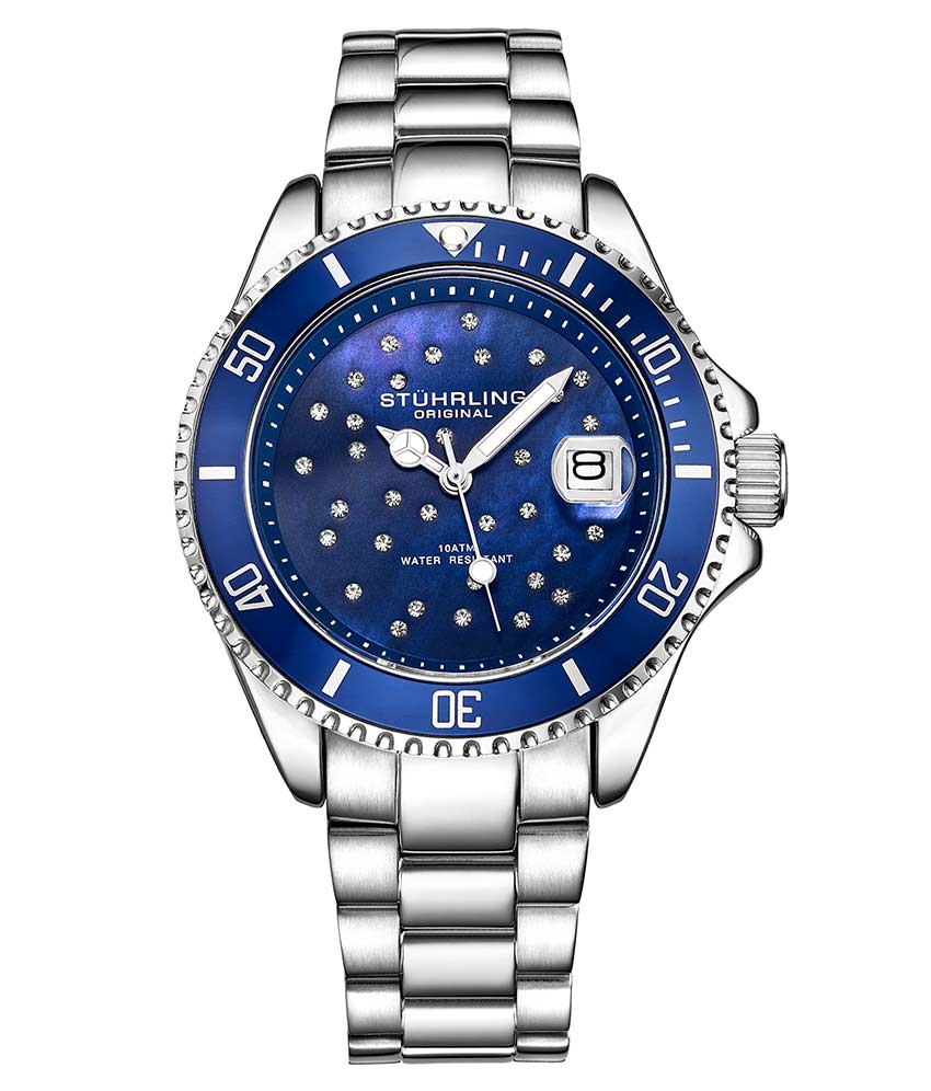 Blue Dial / Silver Case / Silver Band