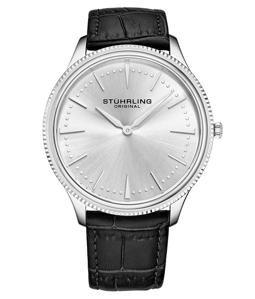 Silver Dial / Silver Case / Black Band