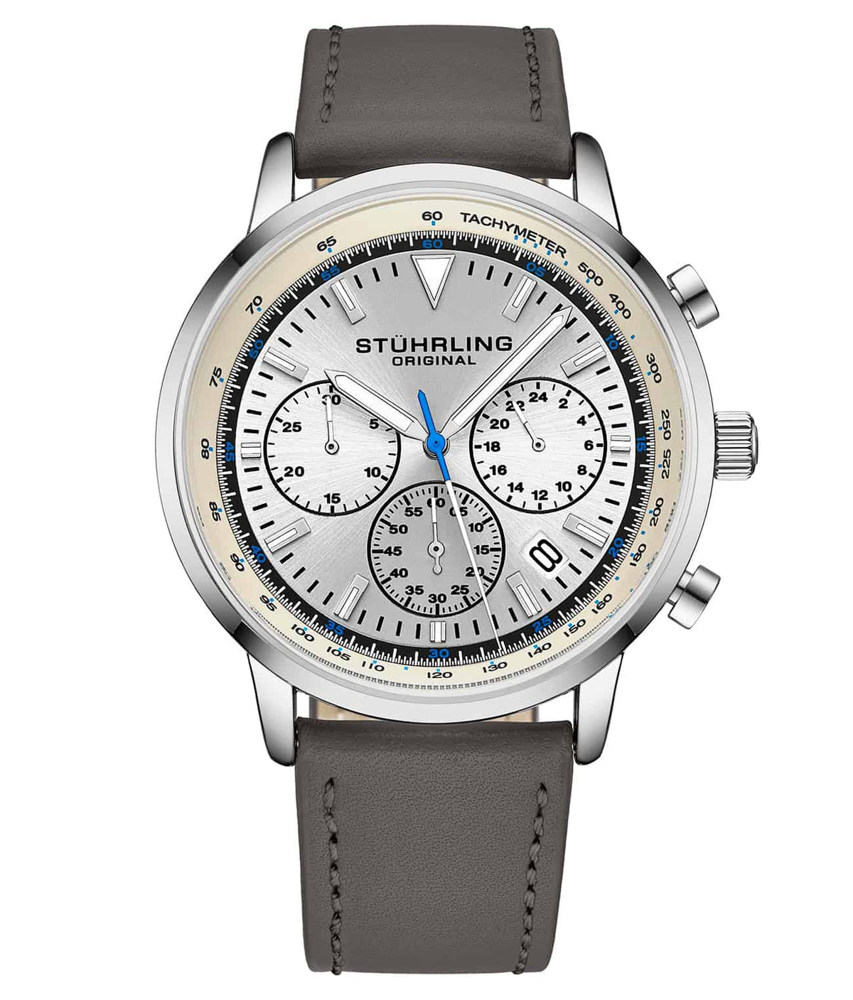 Silver Dial / Silver Case / Grey Band