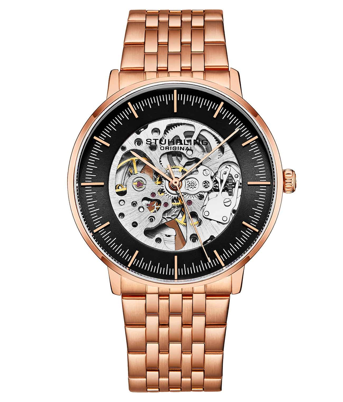 Black Dial / Rose Case / Rose Band