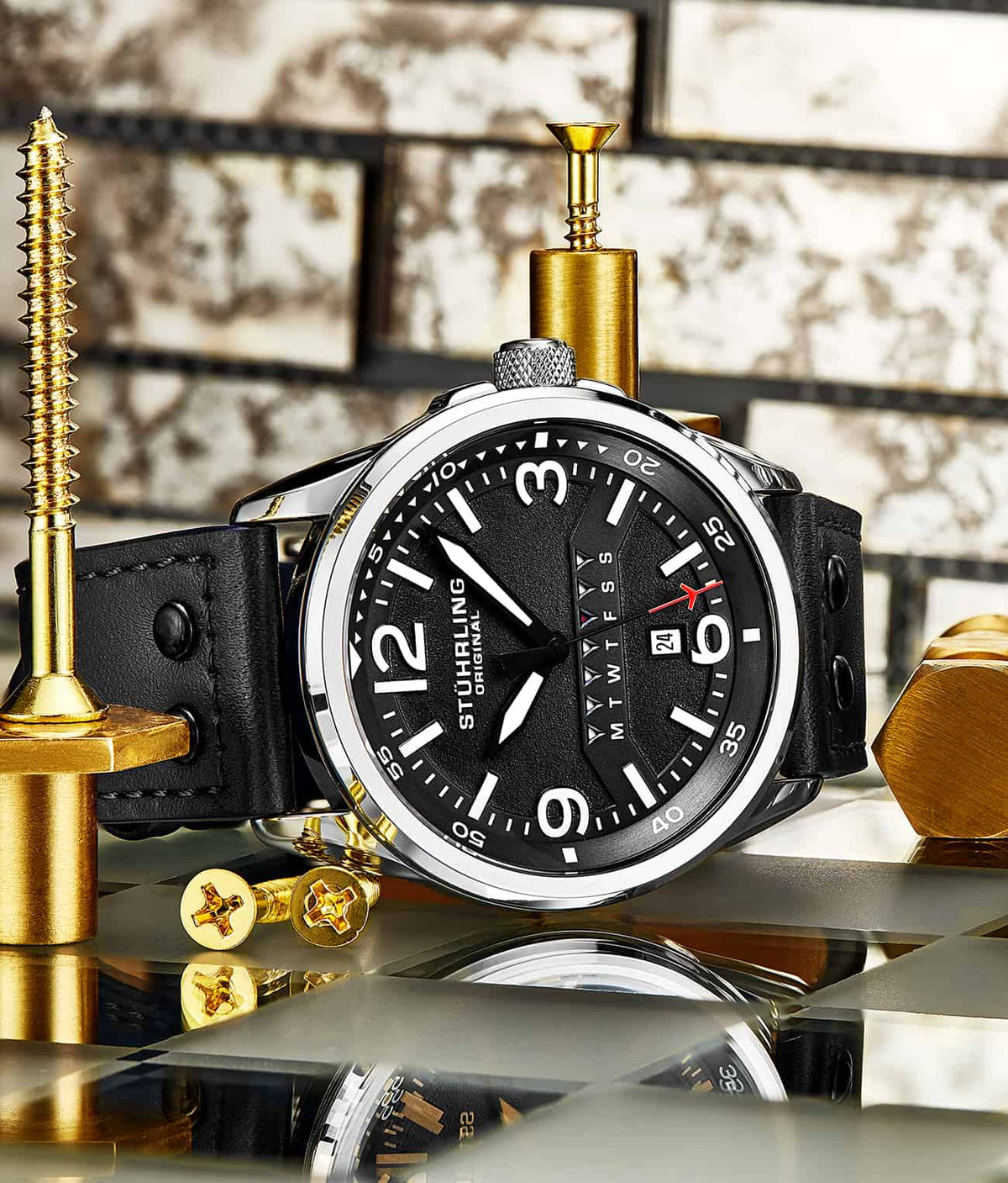 repalcment of 447A Quartz 44mm Aviator