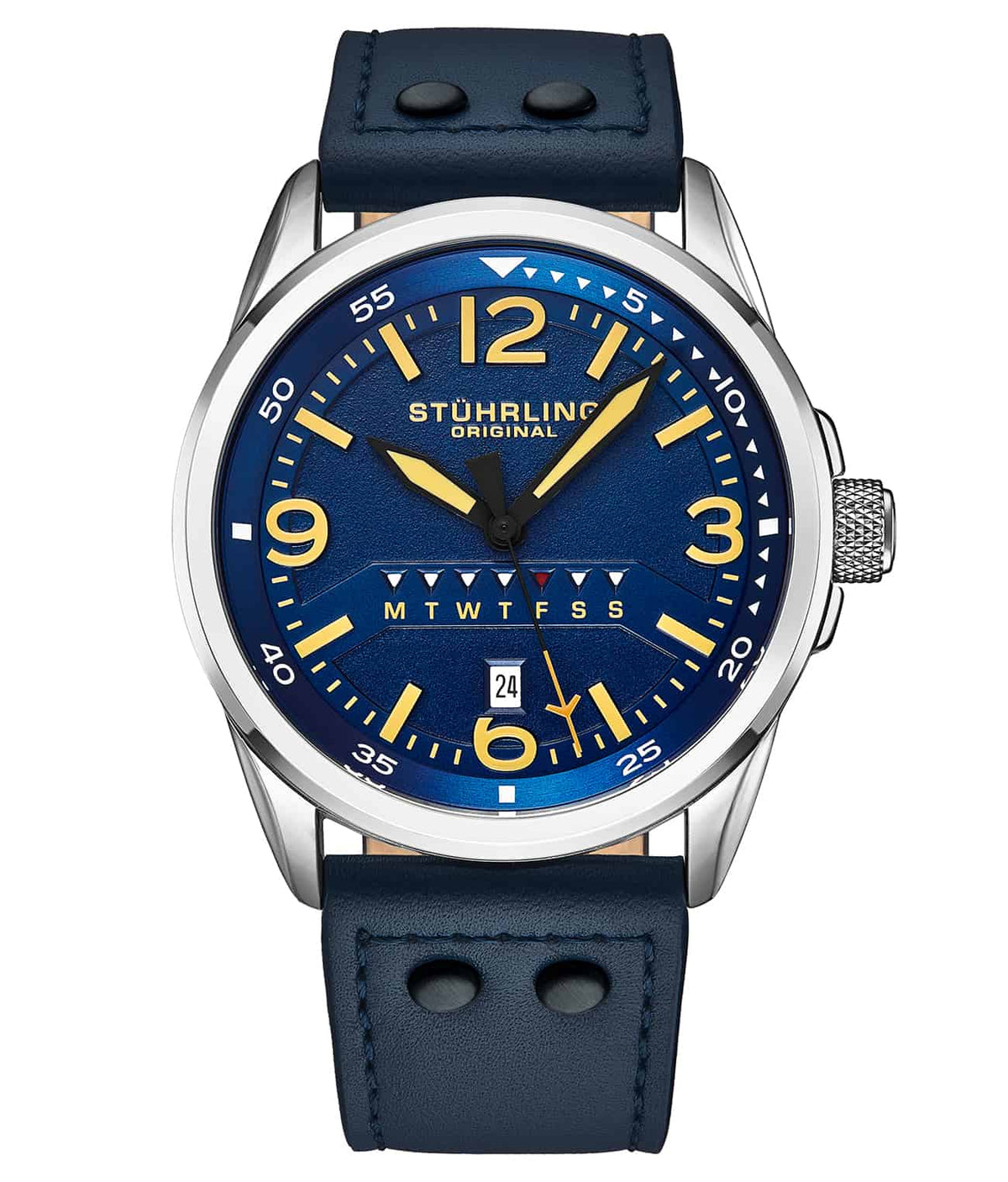 Blue Dial / Silver Case / Blue Band