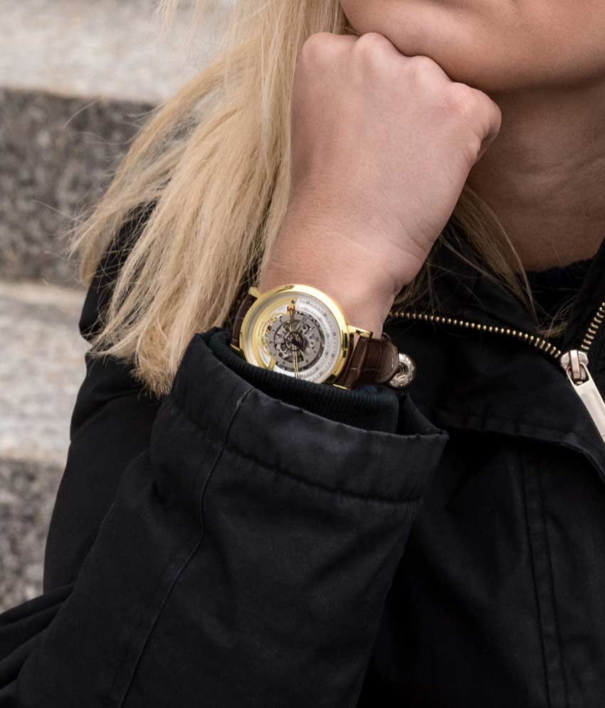 Silver/Gold/Brown
