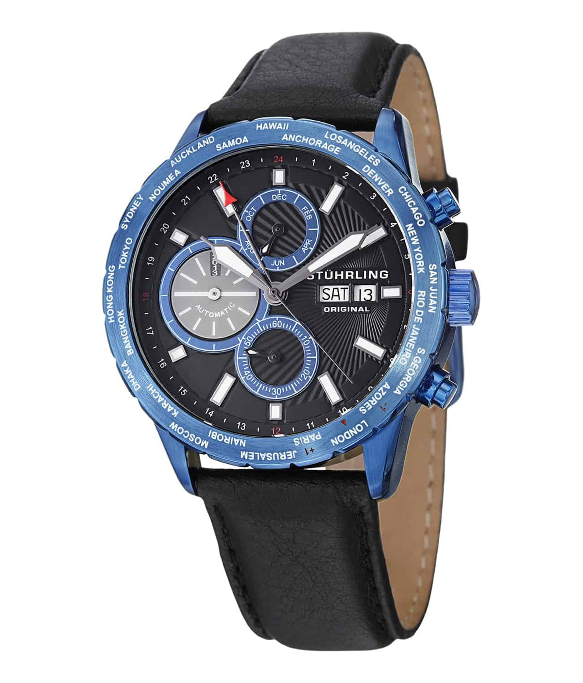 Black/Blue PVD/Black