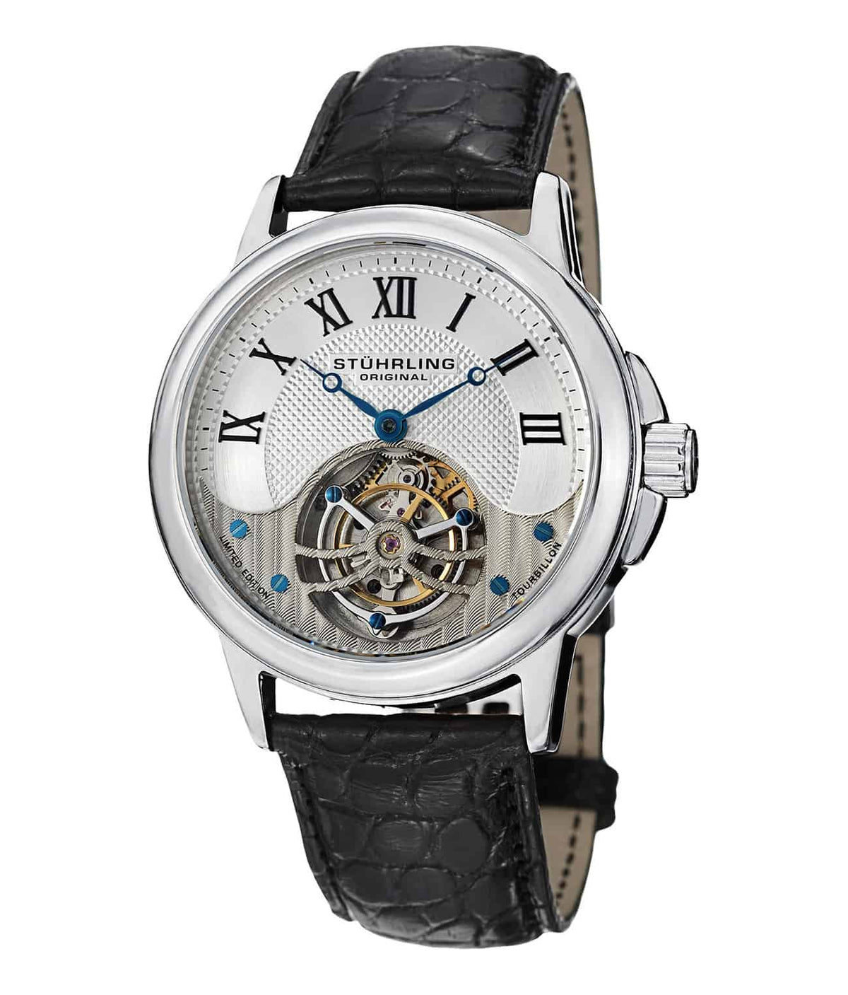 Silver Dial / Silver Case / Black Band