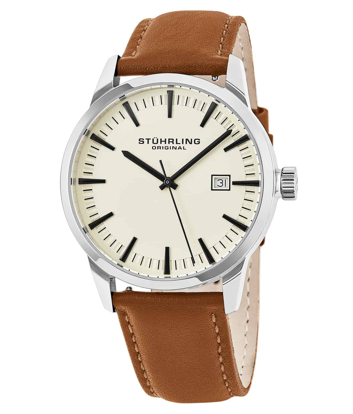 Ivory/Silver/Brown