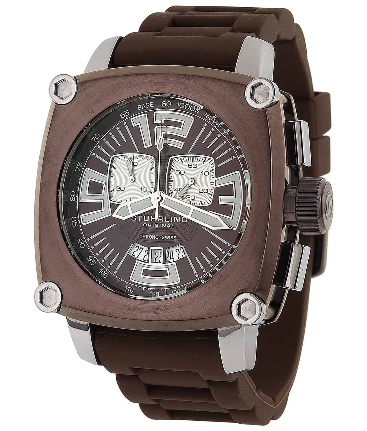 Brown/Silver/Brown