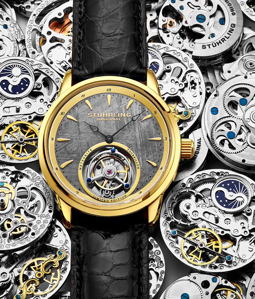 Grey Dial / Gold Case / Black Band