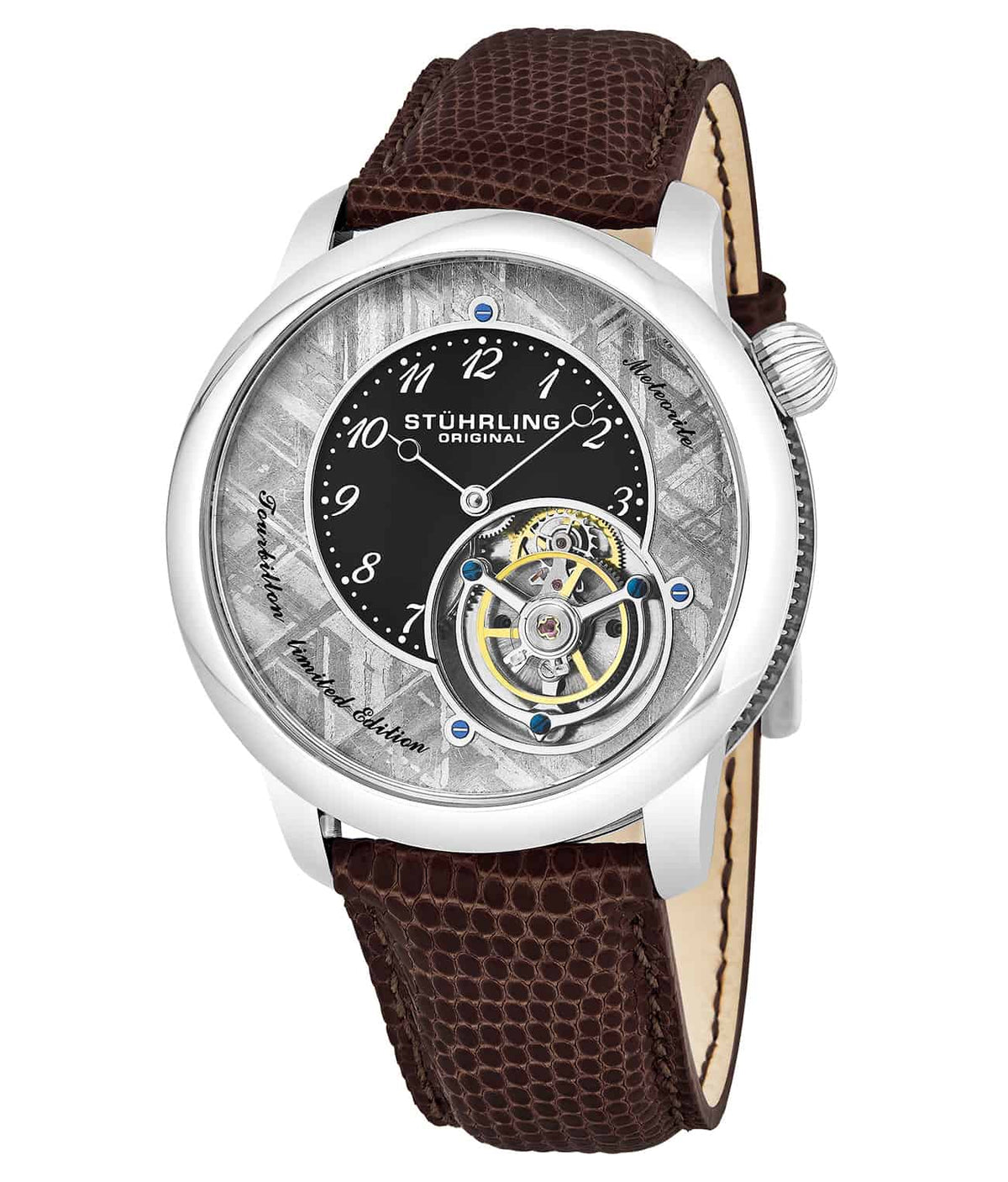 Grey Dial / Silver Case / Brown Strap Tang Buckle