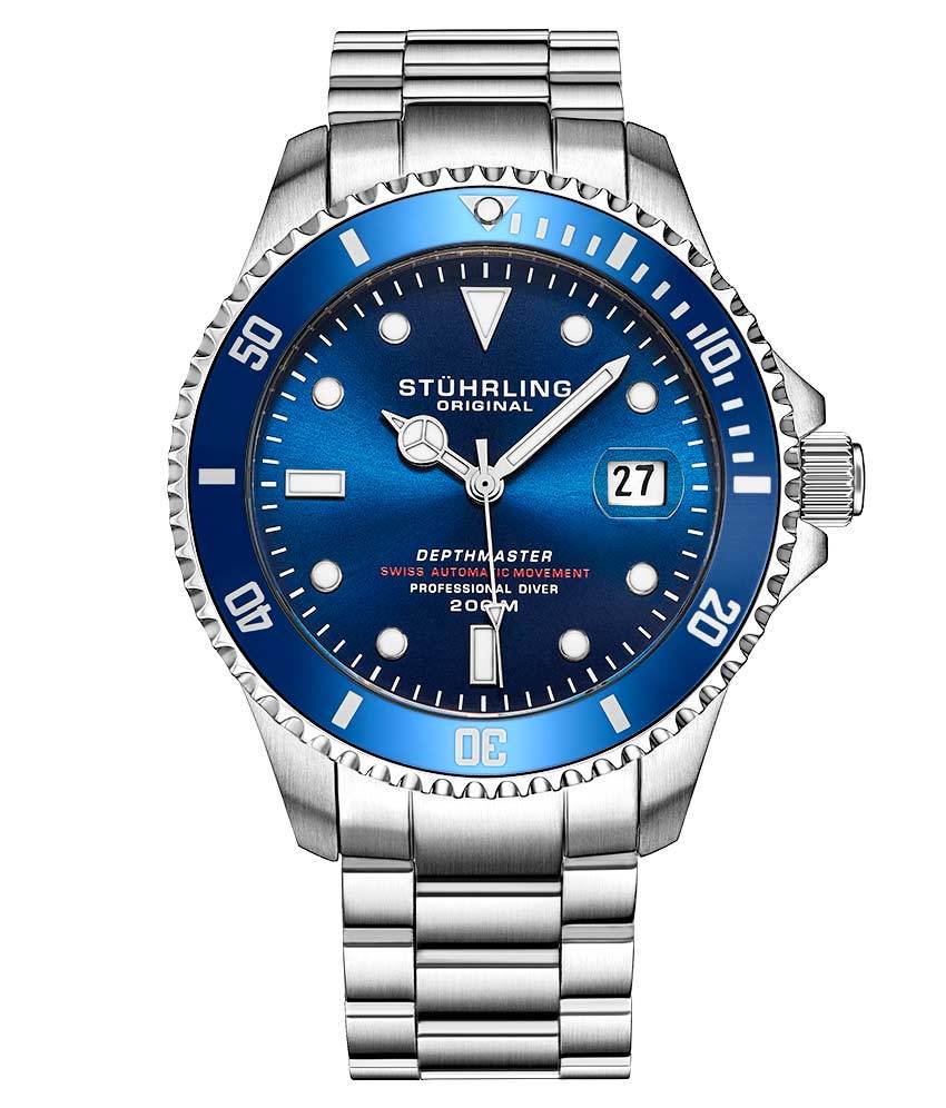 Blue Dial / Silver Case / Silver Band
