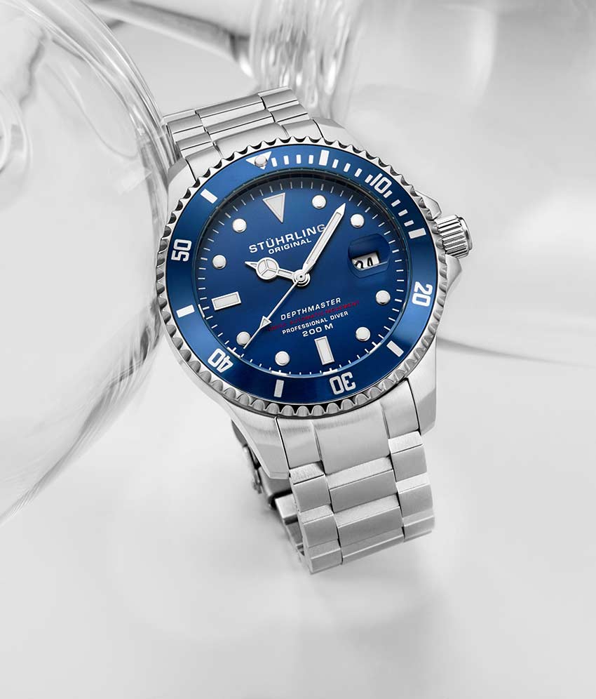 Blue Dial / Silver Case / Silver Band