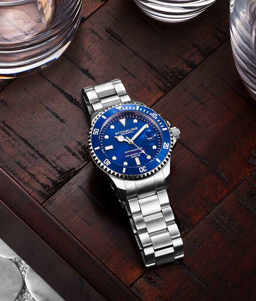 Blue Dial / Silver Case / Silver Band