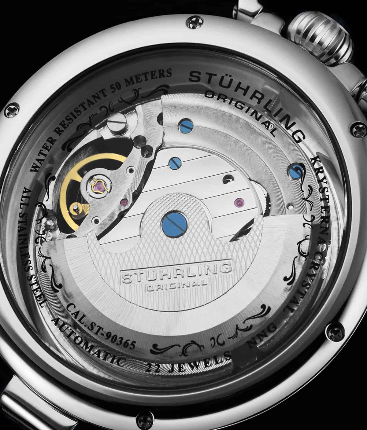 Black Dial / Silver Case / Silver Band